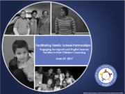 Facilitating Family - School Partnerships