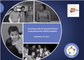 Ensuring a safe and inclusive school environment for LGBTQ students webinar