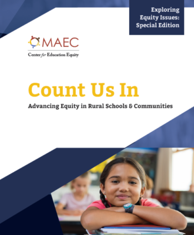 Cover image for Count Us In, advancing equity in rural schools and communities