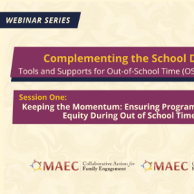 The image is a promotional banner for a webinar series titled 